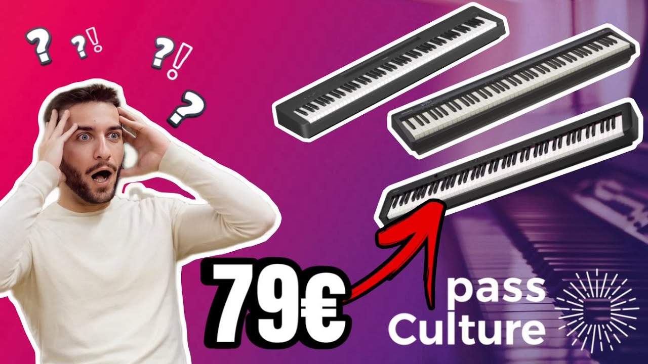 PASS CULTURE : les 3 meilleurs PIANOS numériques ! 😱🔥