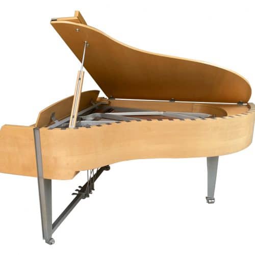 Piano à queue Sauter 210 "vivace", poirier et aluminium (2002)