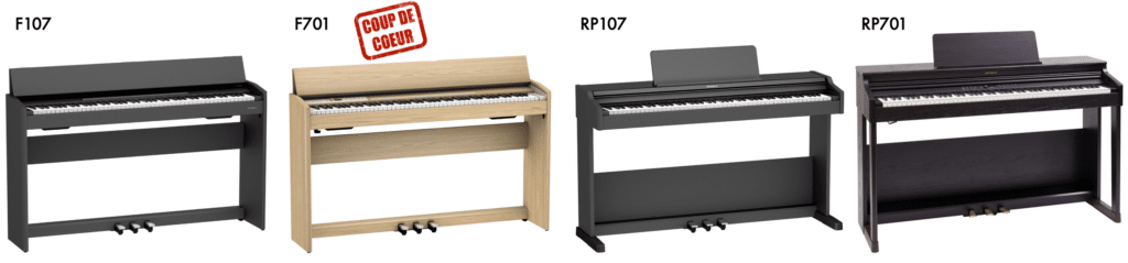 Roland F & RP Digital pianos Series