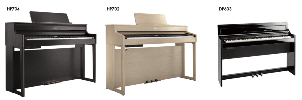 Roland HP & DP Digital pianos Series