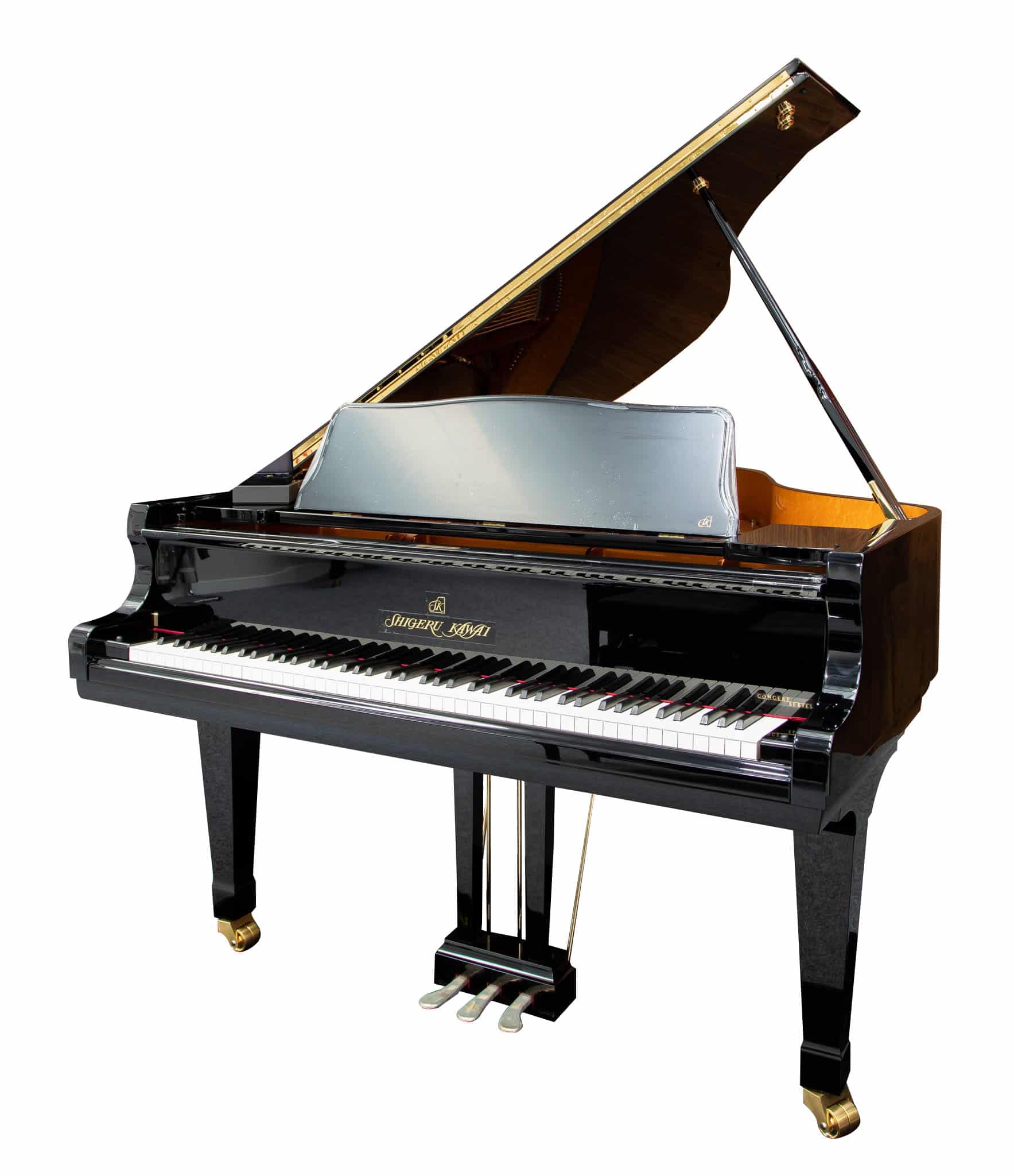 PIANO A QUEUE SHIGERU KAWAI SK2L 180cm Noir brillant