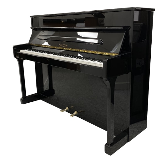 Piano droit Sauter 112 Carus noir brillant de 1997