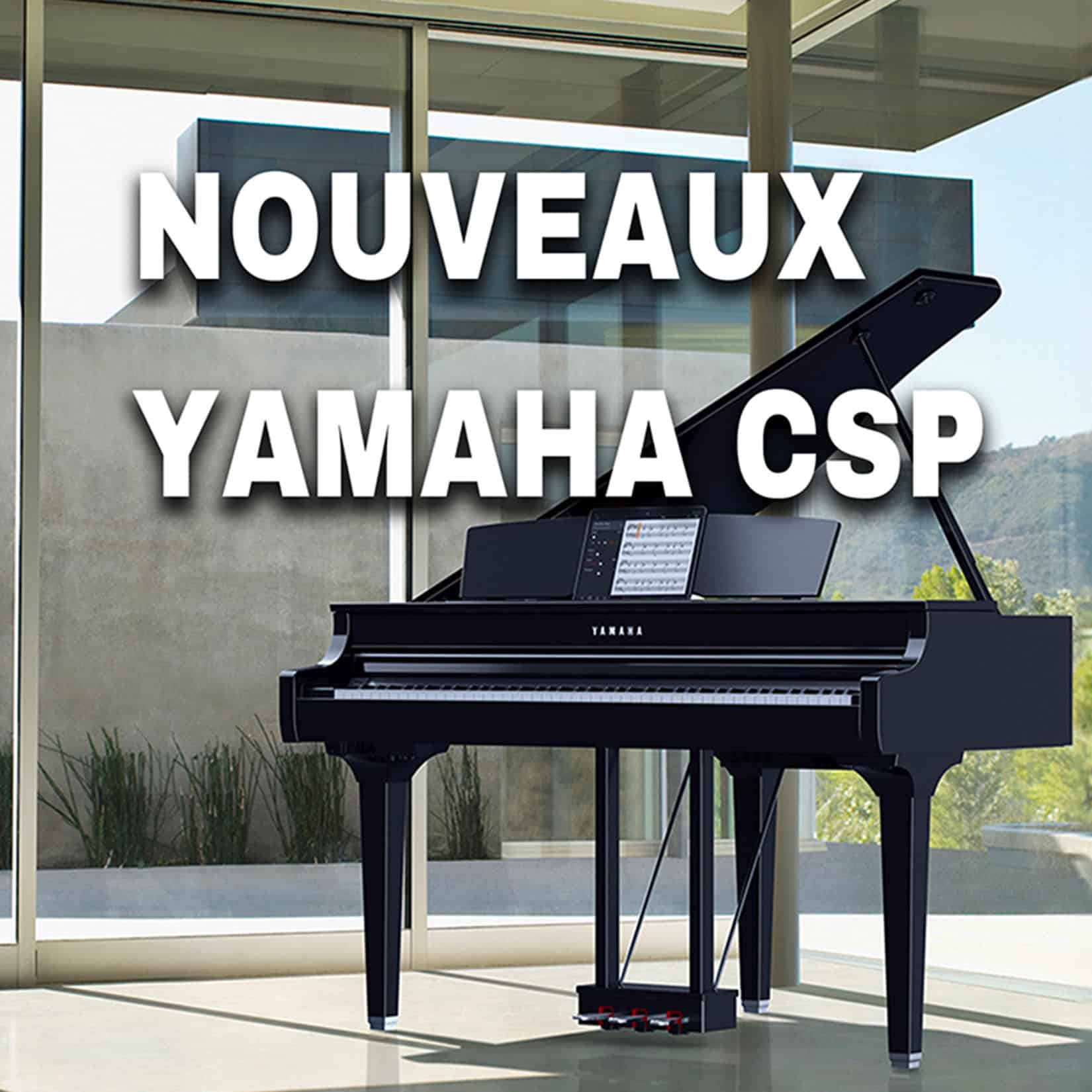 Yamaha annonce les nouveaux CSP : CSP 255, CSP 275, CSP 295, CSP 295GP