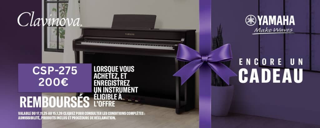 Yamaha csp 275 200€ remboursés