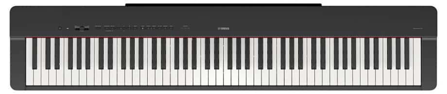Le P225 est un piano numérique portable milieu de gamme aliant compacité, précision et qualité sonore, le tout mélé à de la technologie de pointe (bluetooth, échantillons binauraux)