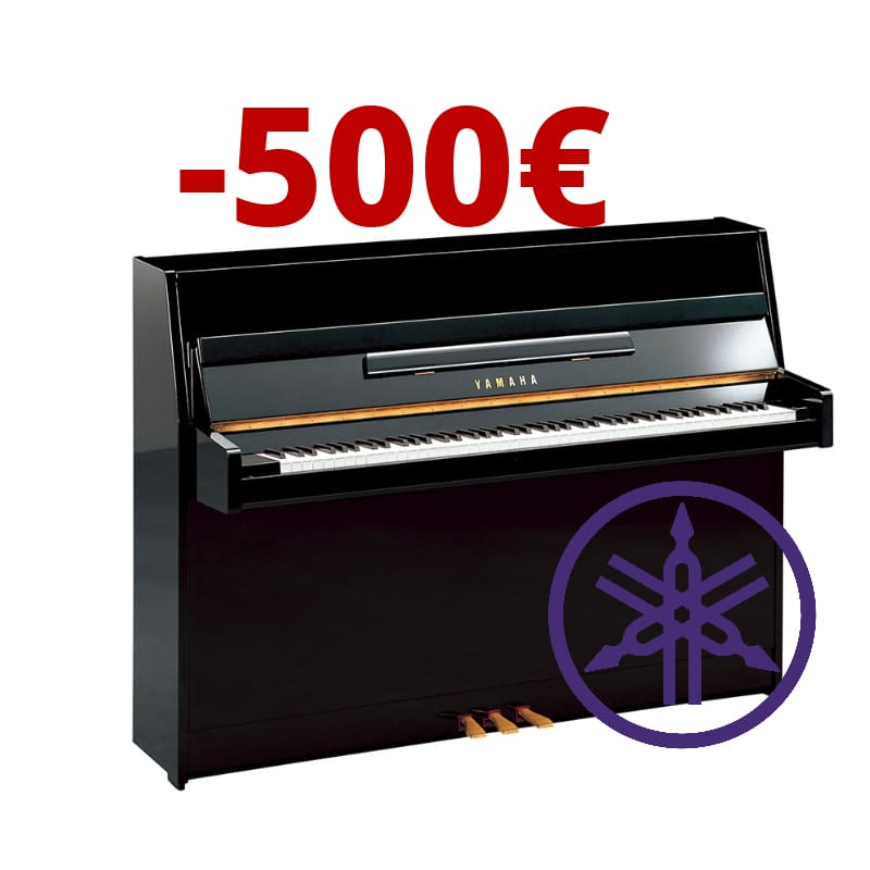 Offre de rentrée : jusqu'à 500 euros offerts pour l'achat d'un piano droit Yamaha série B.