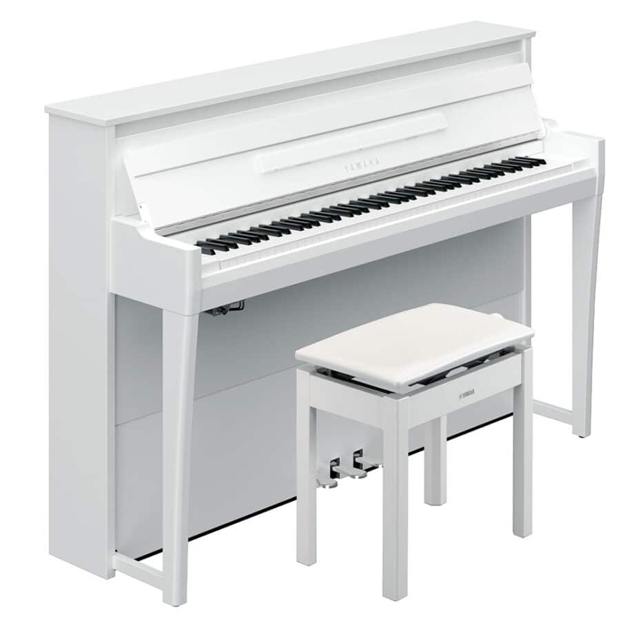 Piano numérique hybride Yamaha NU1XA blanc laqué