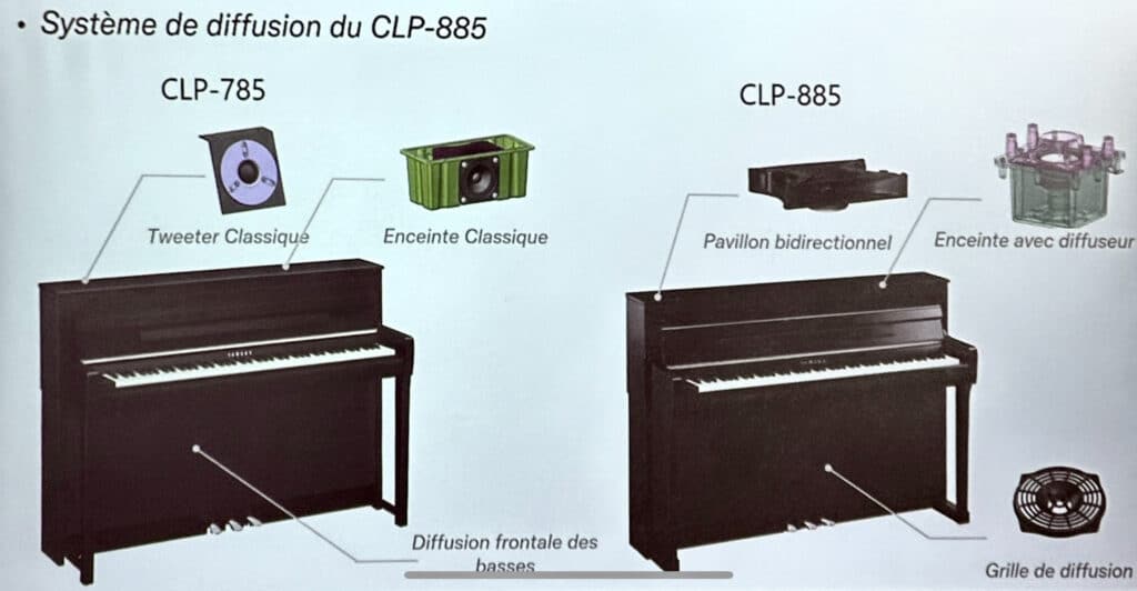 Yamaha CLP800 Amplification
