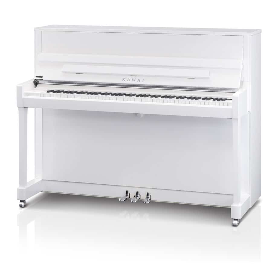 Kawai K200 blanc brillant et argent